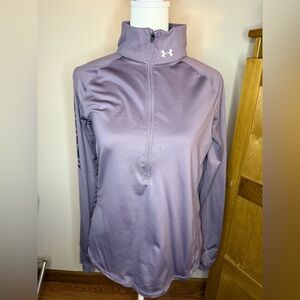 Under Armour Purple Quarter-Zip Sweatshirt